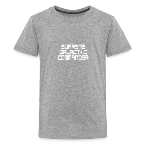 Supreme Galactic Commander Sci-fi geek nerd shirt - Kids' Premium T-Shirt