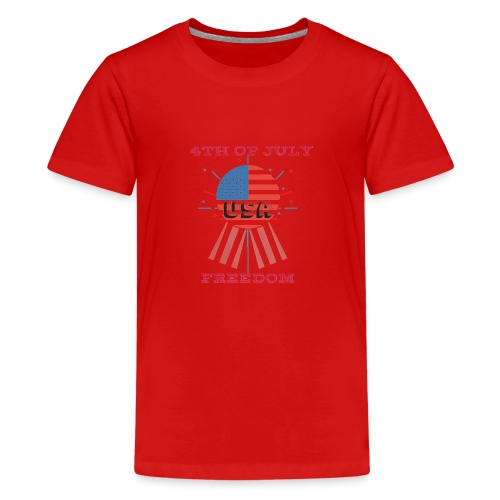 4th of July Freedom - Kids' Premium T-Shirt