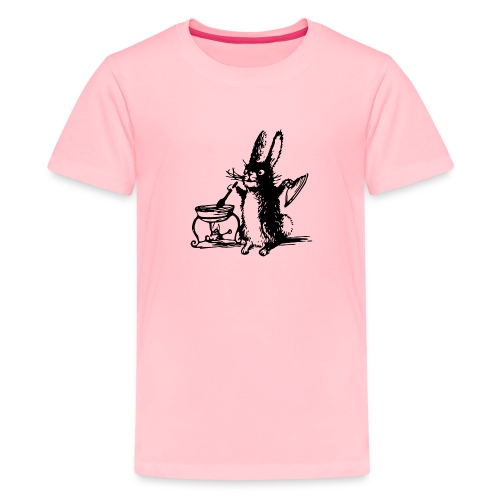 Cute Bunny Rabbit Cooking - Kids' Premium T-Shirt