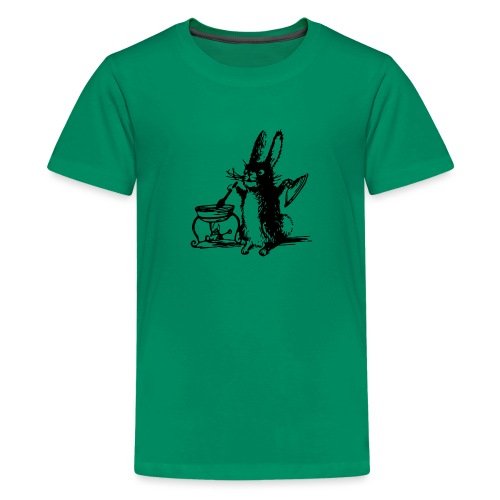 Cute Bunny Rabbit Cooking - Kids' Premium T-Shirt
