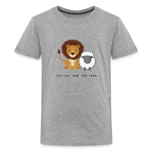 The Lion and the Lamb Shirt - Kids' Premium T-Shirt