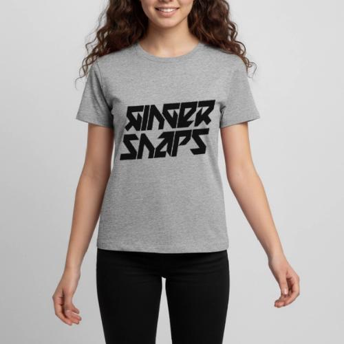 Ginger Snap5 logo (two lines black) - Kids' Premium T-Shirt