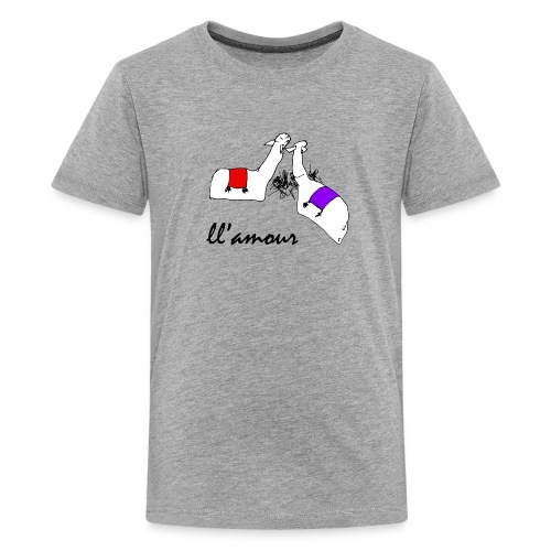 Llamour (color version). - Kids' Premium T-Shirt