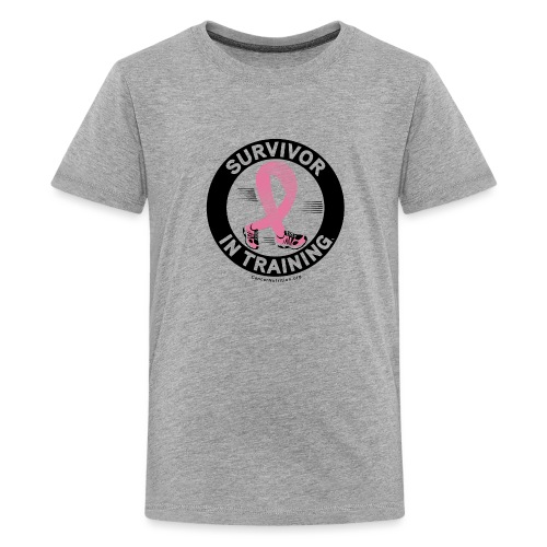 Pink Ribbon Survivor In Training - Kids' Premium T-Shirt