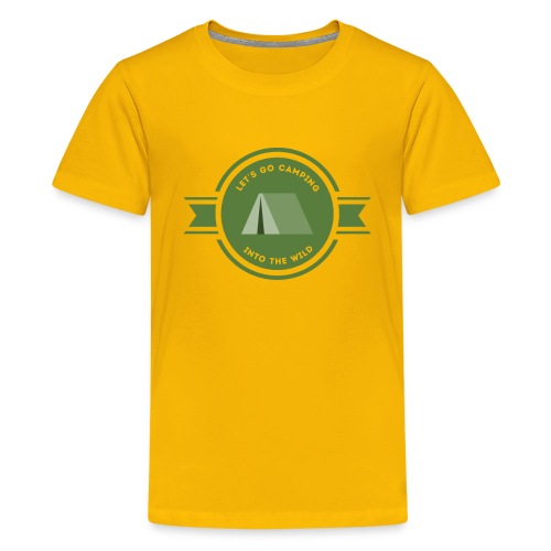 Let's go Camping Into the Wild T-shirt - Kids' Premium T-Shirt
