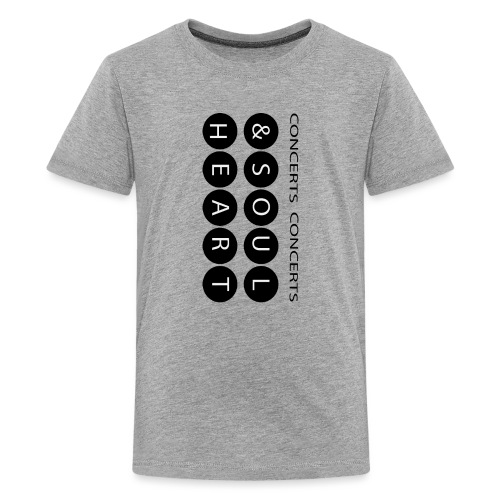 Heart & Soul concerts text design 2021 flip - Kids' Premium T-Shirt