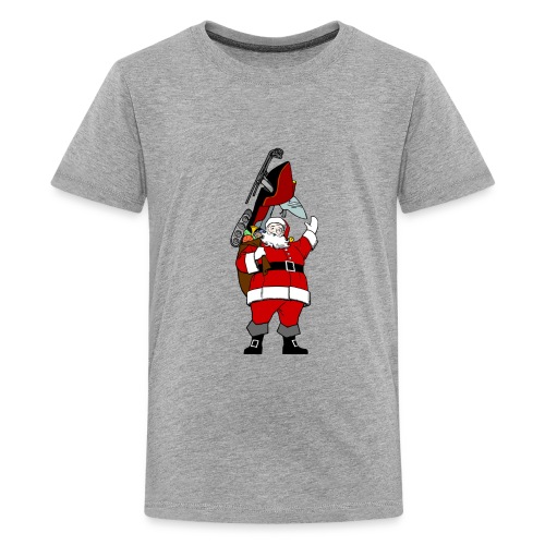 Snowmobile Present Santa - Kids' Premium T-Shirt