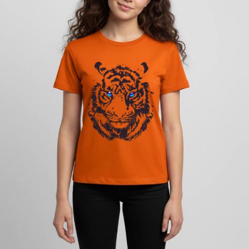 Tiger Head - Tiger Artwork - Wildlife Big Cats - Kids' Premium T-Shirt