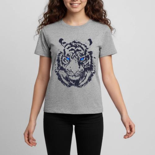 Tiger Head - Tiger Artwork - Wildlife Big Cats - Kids' Premium T-Shirt