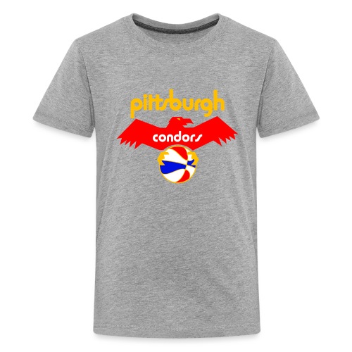 Pittsburgh Condors - On Gray - Kids' Premium T-Shirt