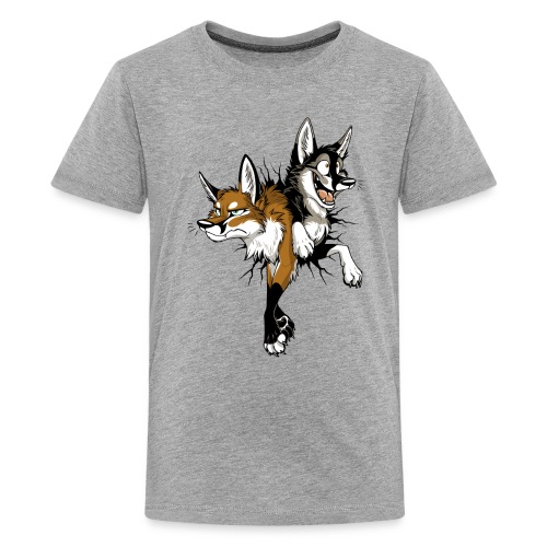 STUCK Foxes (double-sided) - Kids' Premium T-Shirt