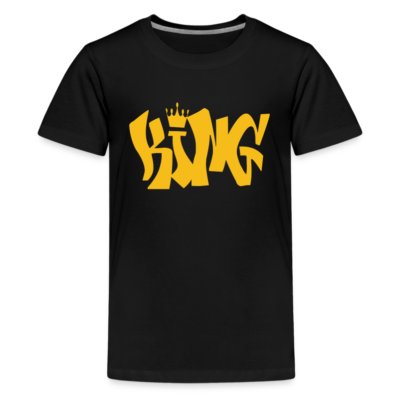 "King" - Royal Yellow Piece - 2019 - Kids' Premium T-Shirt