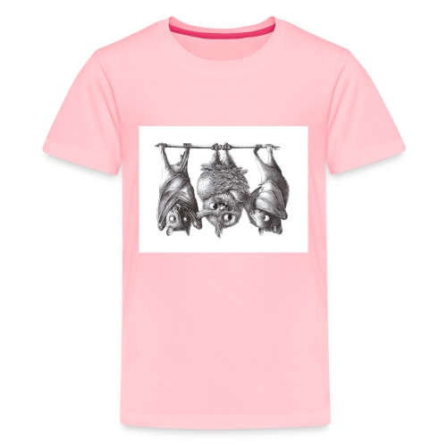Vampire Owl with Bats - Kids' Premium T-Shirt