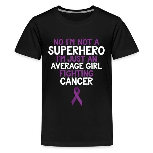 Cancer Fighter Superhero Girl - Kids' Premium T-Shirt