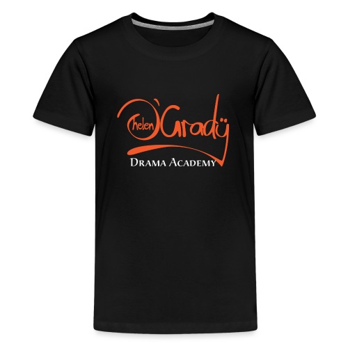 Helen O'Grady Orange Logo on Black - Kids' Premium T-Shirt