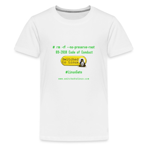 rm Linux Code of Conduct - Kids' Premium T-Shirt