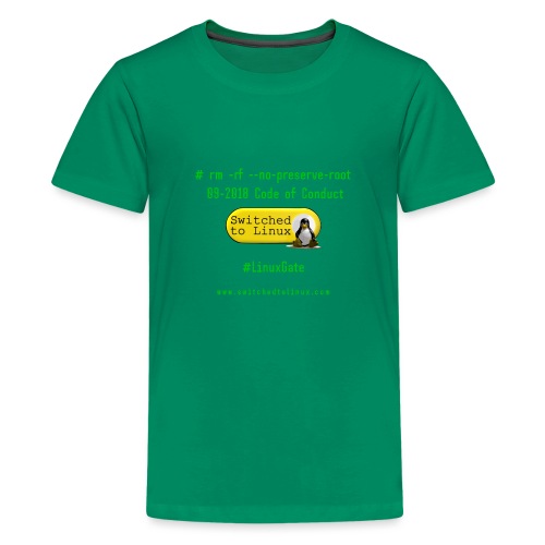 rm Linux Code of Conduct - Kids' Premium T-Shirt