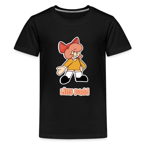 (ReadiPop Sticker)- Lilly Padd design 01 - Kids' Premium T-Shirt