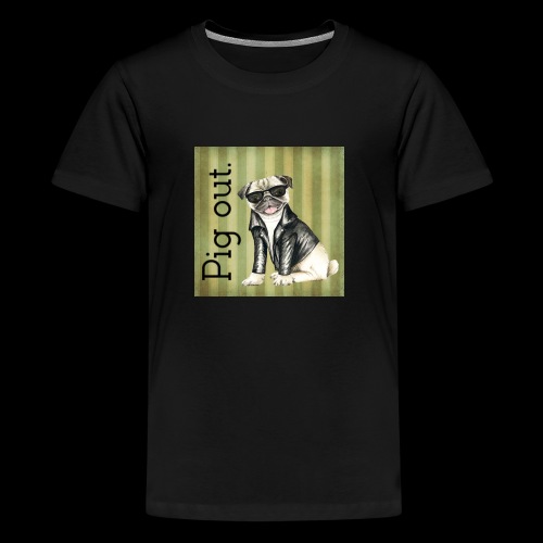 Pig out Pug life - Kids' Premium T-Shirt