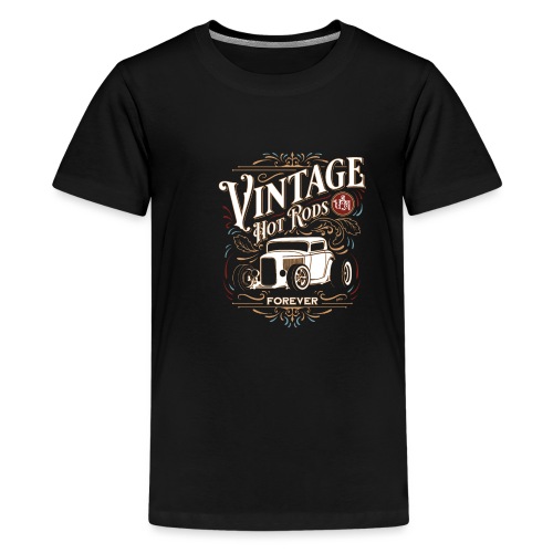 Vintage Hot Rods USA Forever Classic Car Nostalgia - Kids' Premium T-Shirt