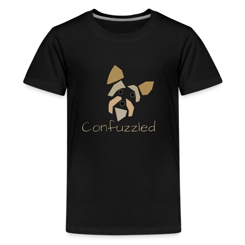 Attitude Dog: Confuzzled Yorkie - Kids' Premium T-Shirt