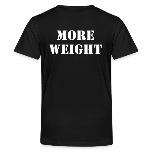 “More weight” Quote by Giles Corey in 1692. - Kids' Premium T-Shirt