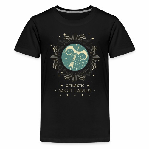 Zodiac Optimistic Sagittarius November December - Kids' Premium T-Shirt