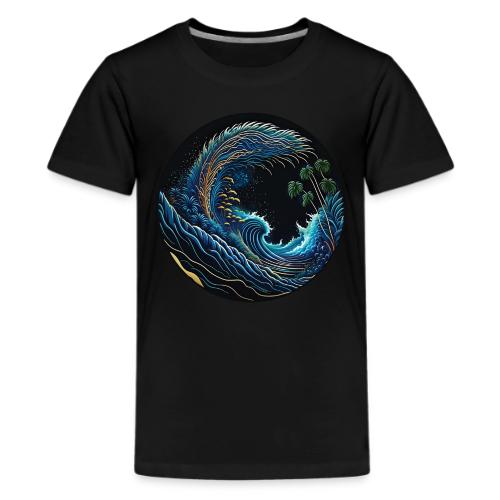 Leaf Wave - Kids' Premium T-Shirt
