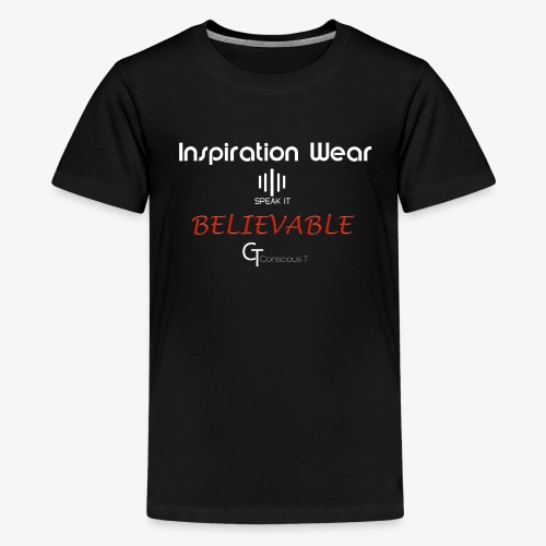 Inspiration Wear | Believable | Conscious T - Kids' Premium T-Shirt