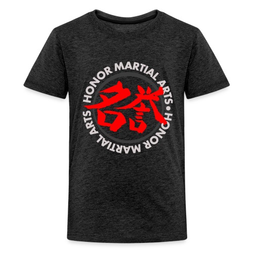 Honor Martial Arts Kanji Design Light Shirts - Kids' Premium T-Shirt