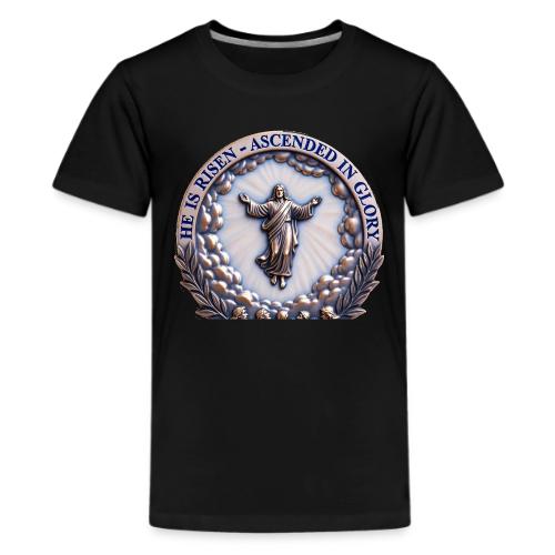 He Is Risen Ascended In Glory T Shirt, Gift - Kids' Premium T-Shirt
