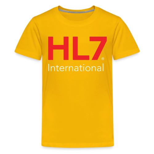 HL7 International Logo - Reverse - Kids' Premium T-Shirt