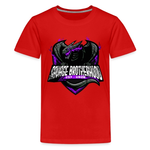 SAVAGE BROTHERHOOD Stamped Logo Purple - Kids' Premium T-Shirt