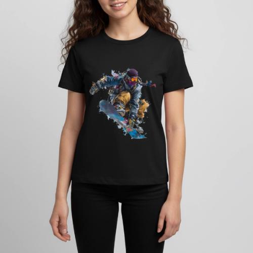Snowboarding: Splash of Speed - Kids' Premium T-Shirt