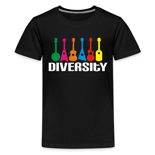 Ukulele Diversity - Kids' Premium T-Shirt