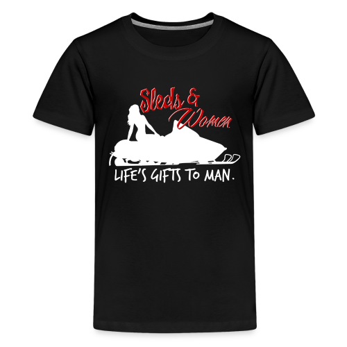 Sleds & Women - Kids' Premium T-Shirt