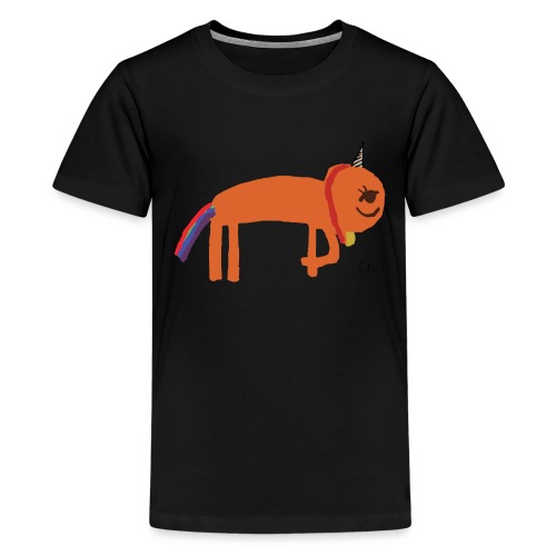 Orange unicorn - Kids' Premium T-Shirt