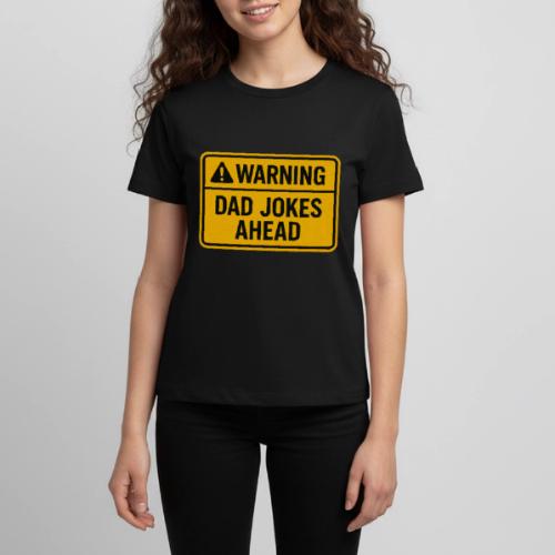 Fathers Day Gift Warning Dad Jokes Ahead T-Shirt - Kids' Premium T-Shirt