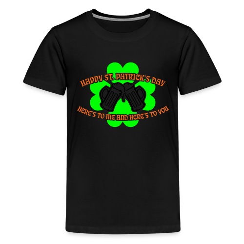 St Patrick s Cheer Me You 3 Color Vector - Kids' Premium T-Shirt