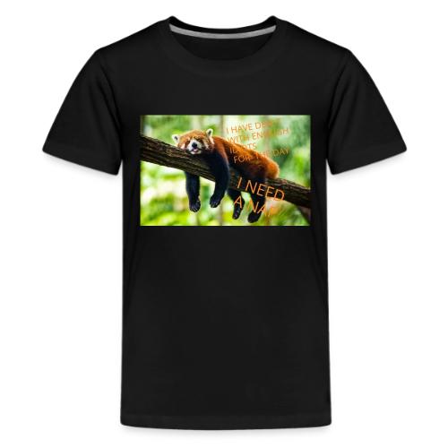 Fox napping meme - Kids' Premium T-Shirt