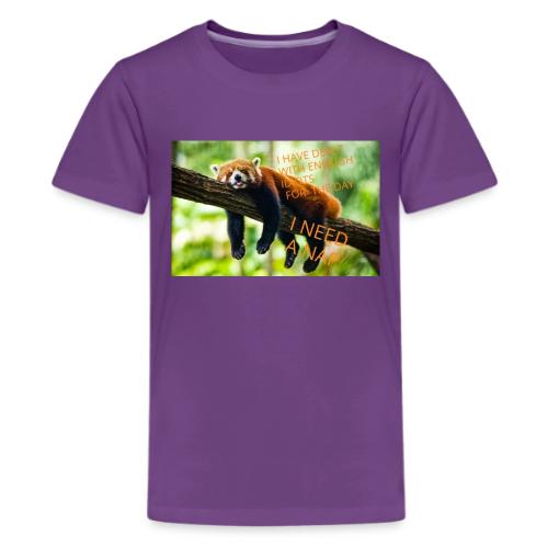 Fox napping meme - Kids' Premium T-Shirt