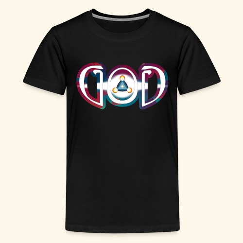 GOD mirror ambigram - Kids' Premium T-Shirt