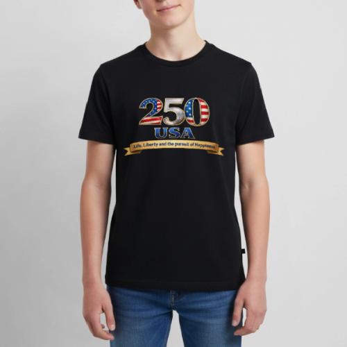 250 USA Liberty Banner - Kids' Premium T-Shirt