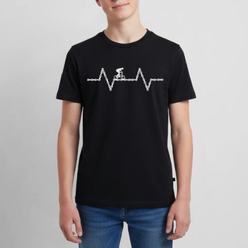 bmx bike heartbeat - Kids' Premium T-Shirt