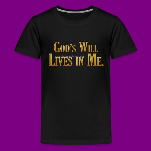 God's will lives in me - A Course in Miracles - Kids' Premium T-Shirt