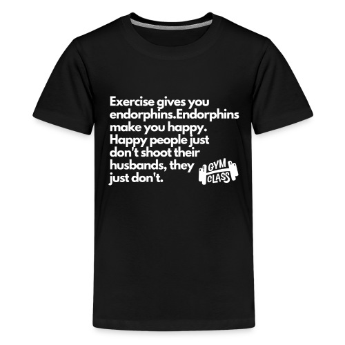 Happy People don't shoot their husbands - Kids' Premium T-Shirt