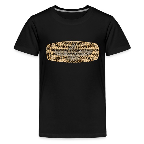 Cyrus Cylinder and Faravahar 2 - Kids' Premium T-Shirt