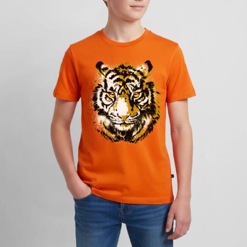 Realistic Tiger Illustration - Tiger Face - Kids' Premium T-Shirt