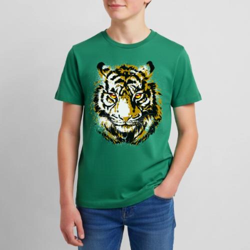 Realistic Tiger Illustration - Tiger Face - Kids' Premium T-Shirt