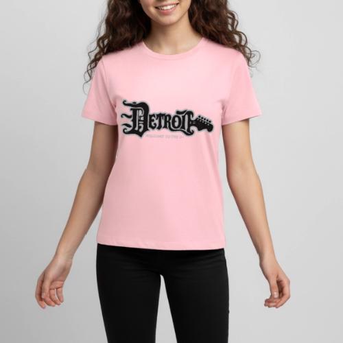 DETROIT GUITAR WTTD BLK SLR REG FONT - Kids' Premium T-Shirt